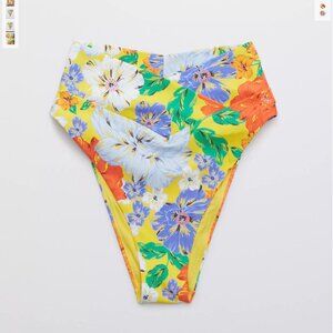 ISO Aerie Yellow Shock Crossover Bikini Bottom